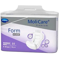 MoliCare Premium Form +SIZE 8 Tropfen 18 St