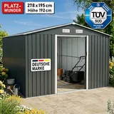 BRAST Gerätehaus Geräteschuppen Metall | viele Größen | Pultdach oder Satteldach