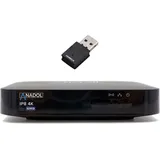 Anadol IP8 4K UHD IP-Receiver mit 300 MBit/s WLAN Stick E2 + Define OS, baugleich zu Octagon SX988)