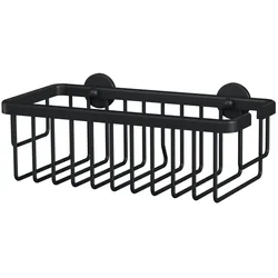tesa MOON BLACK Duschkorb, Accessoires, schwarz matt
