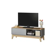 Paidi Sten Lowboard 123,5x46,5x39,6 cm Grau/Eiche Holz