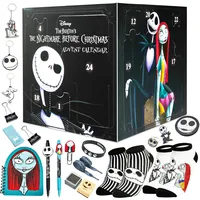 Disney The Nightmare Before Christmas, Adventskalender 2024 für Damen, Teenager - Weihnachtskalender(Schwarz/Mehrfarbig)