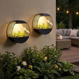 garden hero Außenleuchte Metall D 25 cm inkl. LED schwarz