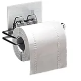 Toilettenpapierhalterin, Klopapierhalter, Toilettenpapierhalter Ohne Bohren, Selbstklebend WC Papier Halterung Rollenhalter Edelstahl Badaccessoires