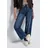 STREET ONE Schlagjeans blau (mid blau soft washed), Jeans 79% Baumwolle, 15% Polyester, 4% Elastomultiester, 2% Elasthan, unifarben, lang, Jeans, mit Stretch, Topseller