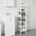 SoBuy Badezimmerschrank mit 5 Regalböden Weiß