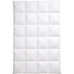 Daunenbettdecke CENTA-STAR "Queen of Canada", weiß, B:155cm L:220cm, Bezug: 100% Baumwolle. Füllung: 90% Daunen, 10% Federn, Bettdecken, hervorragende Qualität mit bauschkräftiger Füllung