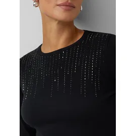 s.Oliver Feinstrick-Pullover Slim Fit Schwarz 42