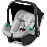 Kinderkraft MINK PRO i-Size Kindersitz 40-75 cm - RWF - H-GUARD & SPS - ISOFIX-kompatibel - ab Geburt bis 13 kg - Grau