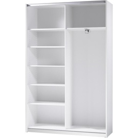 SchlafKONTOR Fast Kleiderschrank Holzwerkstoff Dekorfolie 2 Türen 125x195x38 cm