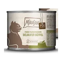 MjAMjAM Katze 6x200g  Purer Fleischgenuss Büffel