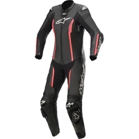 Alpinestars Stella Missile V2 1-Teiler Motorrad Damen Lederkombi, schwarz-pink, Größe 38