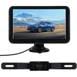 Docooler wasserdichte Rückfahrkamera mit 7-Zoll-IPS-Monitor, AHD-Rückfahrkamera mit Nachtsicht, 150°-Weitwinkel, einstellbare Führungslinien, LED-Rückfahrkamera-Set fürs Auto
