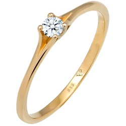 Elli DIAMONDS Verlobung Vintage Diamant (0.06 ct.) 585 Gelbgold 56 Damen 