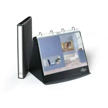 Durable Tisch-Flipchart Durastar, A4-quer 4-Ringe basalt, 10 Hüllen 4005546810775 Durable