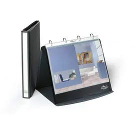 Durable Tisch-Flipchart Durastar, A4-quer 4-Ringe basalt, 10 Hüllen 4005546810775 Durable