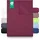 Green Mark Textilien Bettlaken Baumwolle 240 x 275 cm Bordeaux Rot