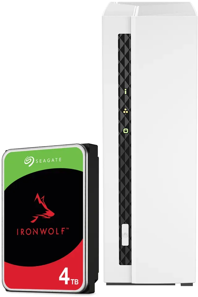 QNAP TS-133 4TB Seagate IronWolf NAS-Bundle NAS inkl. 1x 4TB Seagate IronWolf 3.5 Zoll SATA Festplatte