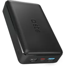 SBS TTBB20000FASTK, 20000 mAh, und 2 USB - Schwarz