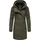 Ragwear Wintermantel Pavla Coat stylischer Damen Steppmantel in Woll-Optik grün L (40)