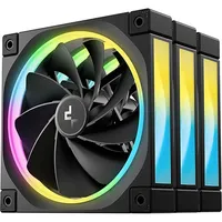 Deepcool FL12R, Schwarz 120mm, 3er-Pack (R-FL12R-BKAPN3-G)