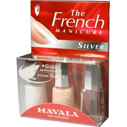 Mavala French Maniküre Silber, 3 Pack