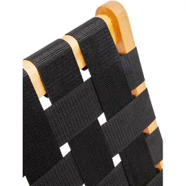 Kare Klappsessel Ipanema 78 x 60 x 72,5 cm schwarz