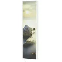 Möbel Kraft Mehrzweckschrank 48 x 191 x 20 cm Grau
