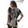 LASCANA Longshirt LASCANA, Damen, Gr. 44/46, bunt (bedruckt), Jersey, Obermaterial: 100% Viskose, figurumspielend hüftbedeckend, Rundhals, Shirts Longshirt, mit Cut-outs an den Schultern, Alloverprint, Shirtkleid, schulterfrei, Topseller