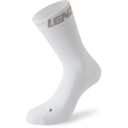 Lenz 6.0 Mid Kompression Socken, weiss, Größe 39 40 41