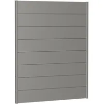 Biohort Sichtschutzelement 150 x 180 cm Quarzgrau Metall