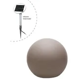 8 seasons DESIGN Kugelleuchte Shining Globe Ø 60 (Solar/Taupe)