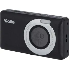 Rollei Compactline Pocket 50 MP, 8160 x 6120 Pixel, CMOS, 2,7K Fotokamera mit 16-Facher Digital Zoom Tragbare Fotoapparat mit 2.4" Display Leichte Kompaktkamera für Kinder Teenager Student Anfänger