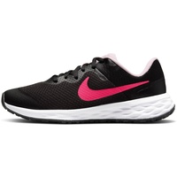 Nike Revolution 6 Sneaker, Black Hyper Pink Pink Foam, 38.5