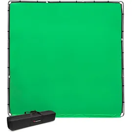 Manfrotto LR83350 StudioLink Chroma Key Green Screen Kit 3x3m| Preis nach Code NIKOLAUS
