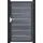 GROJA Gartentor 100 x 180 cm Schwarz/Metall