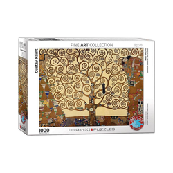 EUROGRAPHICS Puzzle Puzzle 1000 Teile-Lebensbaum von Gustav Klimt, Puzzleteile