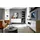 Quartier Sideboard Brolo 167 x 90,3 x 40 cm Eiche / Schwarz / Weiß