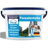 plid Fassadenfarbe Aussenfarbe Fassadenwetterschutz Weiß Weiß