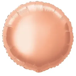 Runder Folienballon roségold