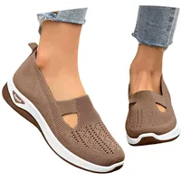 Generisch Orthopädische Schuhe Damen, Walkingschuhe Sommerschuhe Sommer Weite H Damenschuhe Gesundheitsschuhe Breite Füße Leicht Barfußschuhe Barfussschuhe Atmungsaktive Elegant Und Bequem Laufschuhe - 40 EU