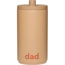 Design Letters Dad Reisebecher 350 ml beige