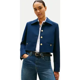 Tommy Hilfiger Punto-Jacke Blau 38