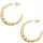 Lulu & Jane Creolen AV175 gelbgold 30,8