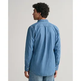 GANT Langarmhemd »Regular Fit Denimhemd Jeanshemd pflegeleicht«, Gr. XXXL, N-Gr, SEMI light blue) , 85103129-XXXL N-Gr