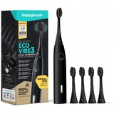 happybrush Eco VIBE 3 Starterkit - Elektrische Zahnbürste - schwarz