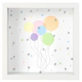 Goldbuch 92 0084 Bilderrahmen Wunscherfüller Balloons Spardose Weiß MDF-Platten 1 Stück(e)