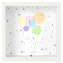 Goldbuch 92 0084 Bilderrahmen Wunscherfüller Balloons Spardose Weiß MDF-Platten 1 Stück(e)