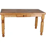 MiaMöbel Esstisch Mexico 110x76x75 cm Landhausstil Massivholz Pinie Honig