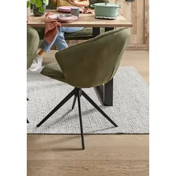 Polsterstuhl SERGIA - Materialmix - BHT 64x87x60 cm